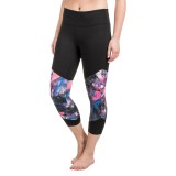 Balance Collection Push Printed Capri Leggings (For Women)