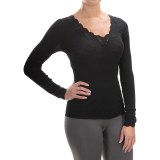 Calida Richesse Top - Wool-Silk, Long Sleeve (For Women)