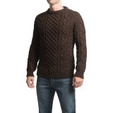 Peregrine by J. G. Glover Aran Sweater - Merino Wool (For Men)