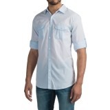 Collared Two-Pocket Shirt - Roll-Up Long Sleeve (For Men)