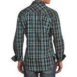 Rock & Roll Cowboy Plaid Stitched Western Shirt - Snap Front, Long Sleeve (For Men)