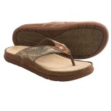 Acorn Hadly Thong Sandals - Leather-Jute (For Women)