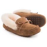 LAMO Footwear Mist Moccasin Slippers - Suede, Sheepskin Lined (For Women)