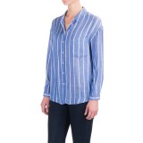 Philosophy Textured Stripe Shirt - Long Sleeve (For Women)