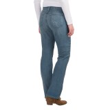 NYDJ Marilyn Lightweight Straight-Leg Jeans - Rhinestone Pockets (For Women)