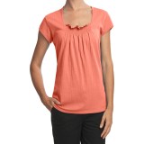 Woolrich Flannery Cotton Pointelle Shirt - Smock Front (For Women)