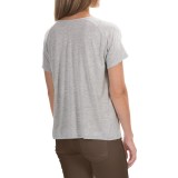 Lilla P Warm Viscose Pocket T-Shirt - Short Sleeve (For Women)