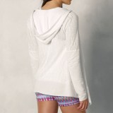 prAna Graceful Hooded Wrap - Organic Cotton Blend, Long Sleeve (For Women)