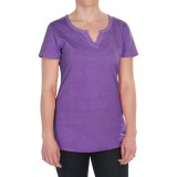 Woolrich First Forks Split-Neck Henley Shirt - Short Sleeve (For Women)