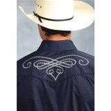 Roper Embroidered Yoke Western Shirt - Snap Front, Long Sleeve (For Men)
