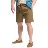 JACHS NY Elastic Waist Stretch Twill Shorts (For Men)