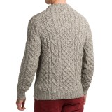 Peregrine by J. G. Glover Aran Sweater - Merino Wool (For Men)