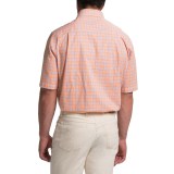 Scott Barber Charles Plain Weave Melange Shirt - Button Front, Short Sleeve (For Men)