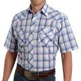 Roper Classic Plaid Shirt - Snap Front, Short Sleeve (For Men)