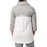 Neon Buddha Sporty Surf Tunic Shirt- 3/4 Sleeve (For Women)