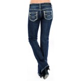 Rock & Roll Cowgirl X-Stitch Pocket Jeans - Low Rise, Bootcut (For Women)