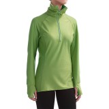 Snow Angel Doeskin Diamond Duchess Turtleneck - Zip Neck, Long Sleeve (For Women)