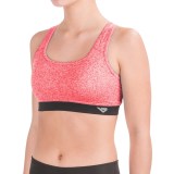 PONY Racerback Sports Bra - Removable Cups, Low Impact (For Women)