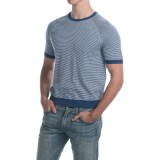 C89men Mini Stripe Shirt - Cotton, Short Sleeve (For Men)