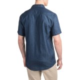 Denim Button-Up Shirt - Short Sleeve (For Men)
