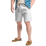 JACHS NY Elastic Waist Stretch Twill Shorts (For Men)