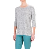 Philosophy Fleece Sweatshirt - 3/4 Sleeve (For Women)