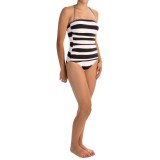 Tommy Bahama Rugby Stripe Bandeau One-Piece Swimsuit (For Women)