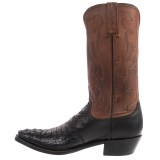 Lucchese Hornback Caiman Cowboy Boots - Snip-Toe (For Men)