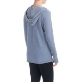 Workshop Andrea Jovine French Terry Hoodie Shirt - Long Sleeve (For Women)