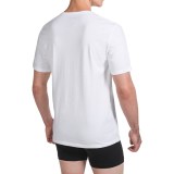 Buffalo David Bitton Stretch Cotton V-Neck T-Shirt - 4-Pack, Short Sleeve (For Men)