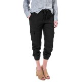 Artisan NY Linen Cargo Pocket Joggers (For Women)