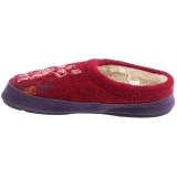 Acorn Forest Mule Slippers - Boiled Wool, Berber Fleece Lined (For Women)