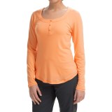 Mountain Hardware Dryspun Henley Shirt - Scoop Neck, Long Sleeve (For Women)