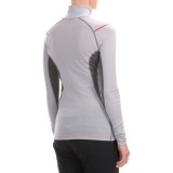 Jack Wolfskin Merino Wool Base Layer Top - Zip Neck, Long Sleeve (For Women)