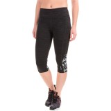 Reebok Impact Printed-Mesh Capri Leggings (For Women)