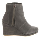 TOMS High Desert Wedge Ankle Boots - Suede (For Women)