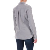 Woolrich Heather Chamois Shirt - Snap Front, Long Sleeve (For Women)