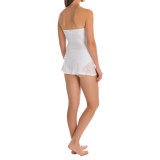 Anne Cole Twist-Front Crochet Tankini Set (For Women)