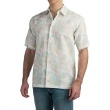 Printed Button-Up Shirt - Short Sleeve (For Men)