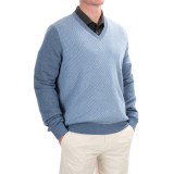 Fairway & Greene Herringbone Wind Sweater - V-Neck (For Men)