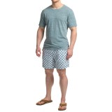 JACHS NY Geometric Printed Hampton Swim Shorts (For Men)