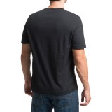 Cotton Snap V-Neck Henley Shirt - Short Sleeve (For Men)
