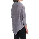 allen allen Angled Hem Cowl Neck Shirt - Long Sleeve (For Women)