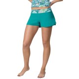 Soybu Barbados Printed Waist Swim Shorts (For Women)