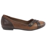 Earth Monarch Leather Flats (For Women)