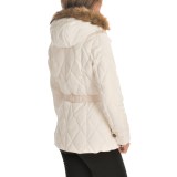 Cole Haan Outerwear Quilted Down Peacoat (For Women)