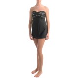 Jones New York Crisscross Bandage Bandeau Swim Dress (For Women)
