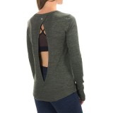 90 Degree by Reflex Open Back Shirt - Long Sleeve (For Women)