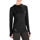 Layer 8 Solid Knit Hoodie (For Women)