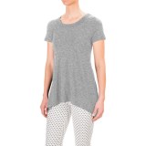 Chelsea & Theodore Scoop Neck Shirt - Rayon, Short Sleeve (For Women)